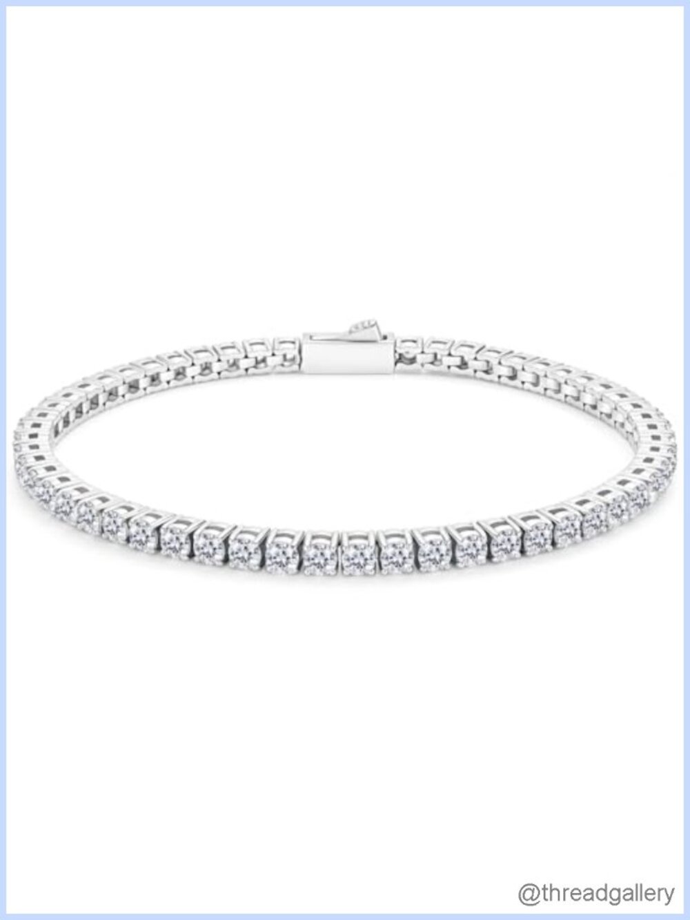 Waterproof Moissanite Tennis Bracelet for Women Hypoallergenic